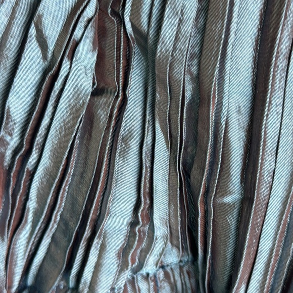 UBU Teal Ruched Pillow Jacket Crinkled Pleated Longline Lightweight Windbreaker - Picture 11 of 15